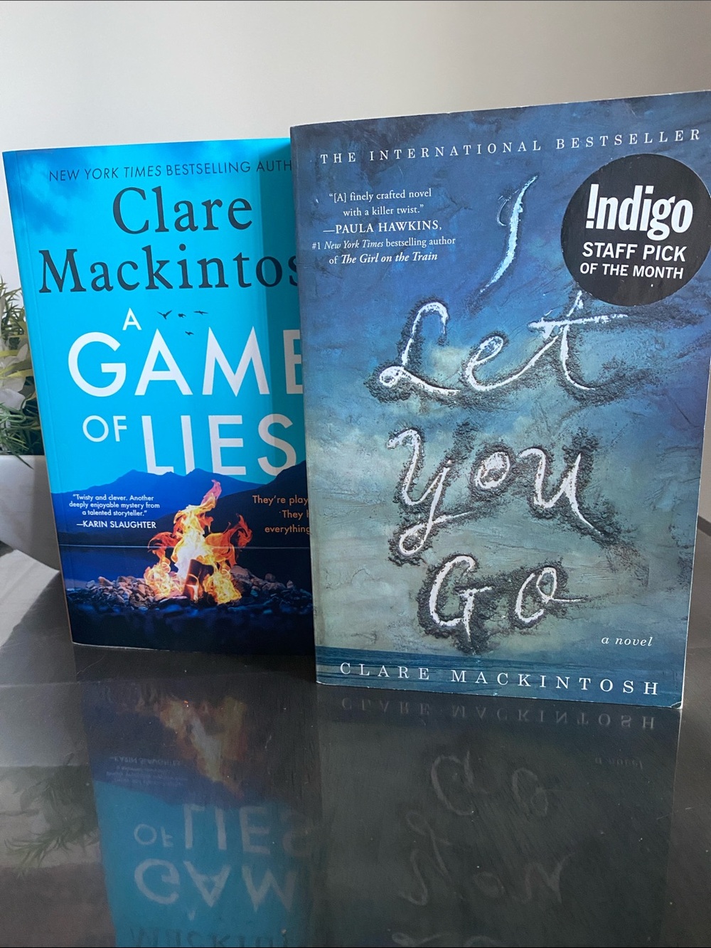Clare Mackintosh Books I Let You Go & A Game of Lies novels fiction thriller